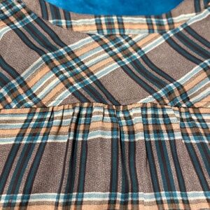 Vibrant Plaid Top